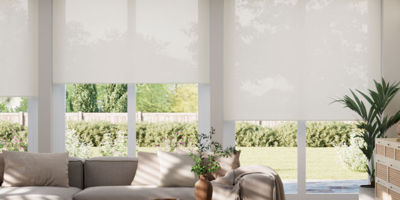 Roller blinds for larger windows